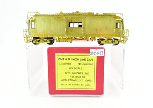 HO Brass TRACTION MTS IMPORTS - CNS&M - Chicago North Shore and Milwaukee #606 LINE CAR