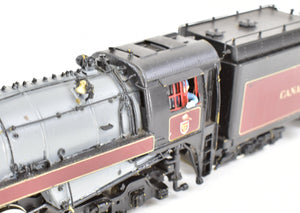 HO Brass VH - Van Hobbies CPR - Canadian Pacific Railway T-1a 2-10-4 Selkirk Custom Painted