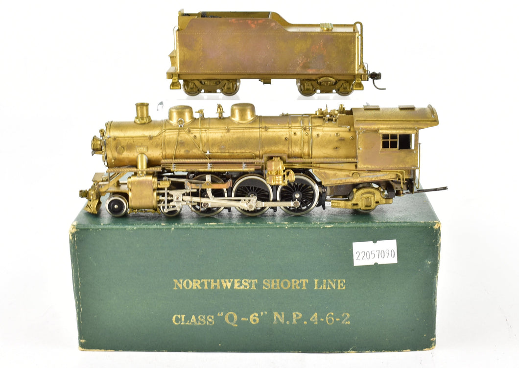 HO Brass NWSL - Northwest Short Line NP - Northern Pacific Class Q-6 4-6-2 Pacific