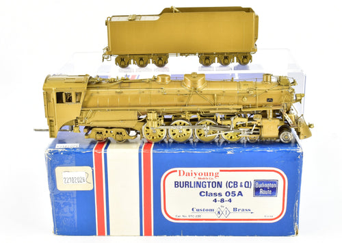 HO Brass CON NJ Custom Brass CB&Q - Burlington Route Class O5A 4-8-4