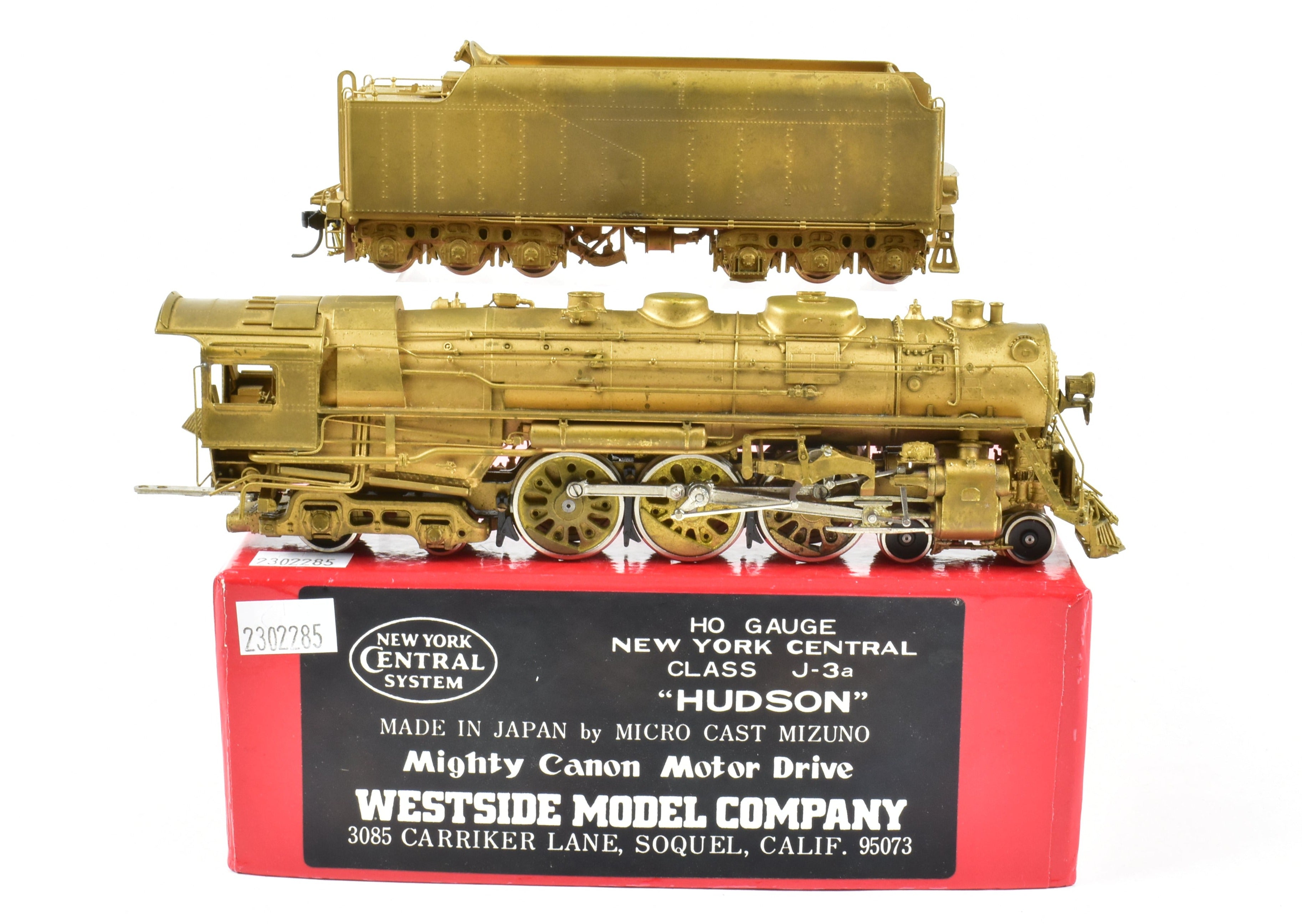 HO Brass Westside Model Co. NYC - New York Central J-3a 4-6-4 Hudson  Craftsman Series No. 4