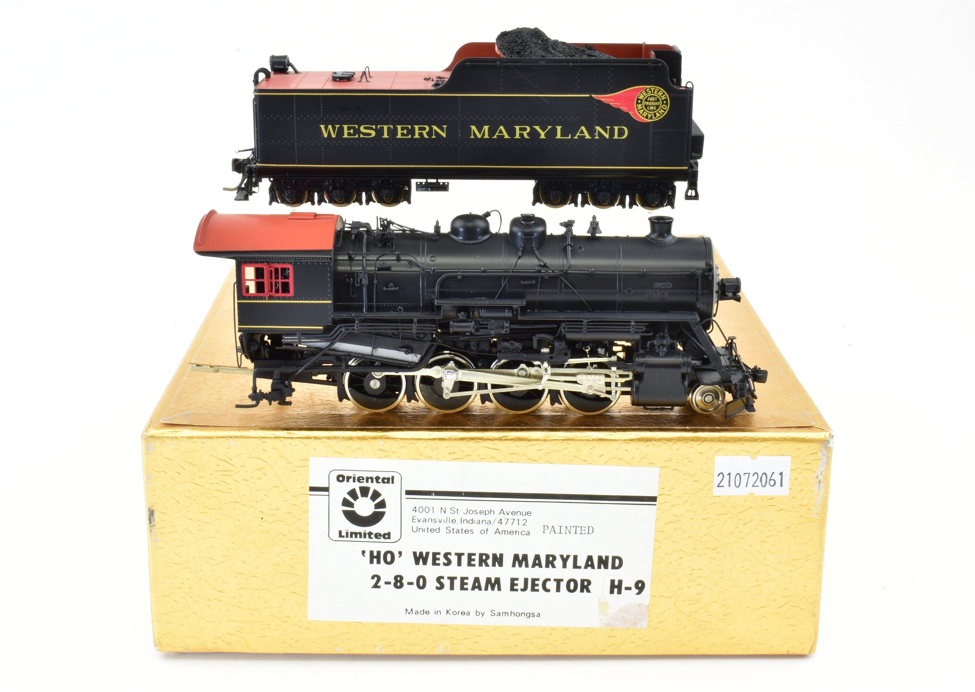 HO Brass Oriental Models WM - Western Maryland H-9 2-8-0
