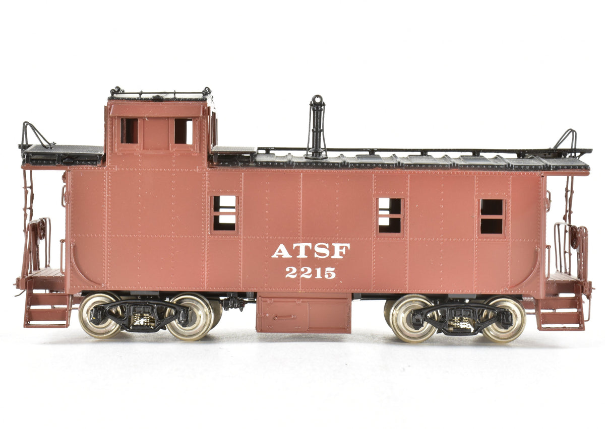HO Brass Key Imports ATSF - Santa Fe #2201 Class Flat Side Caboose Ori ...