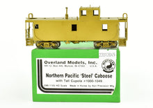 Load image into Gallery viewer, HO Brass OMI - Overland Models, Inc. NP - Northern Pacific Steel Tall Cupola Caboose
