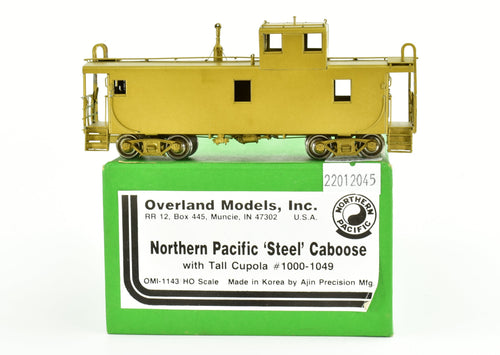HO Brass OMI - Overland Models, Inc. NP - Northern Pacific Steel Tall Cupola Caboose