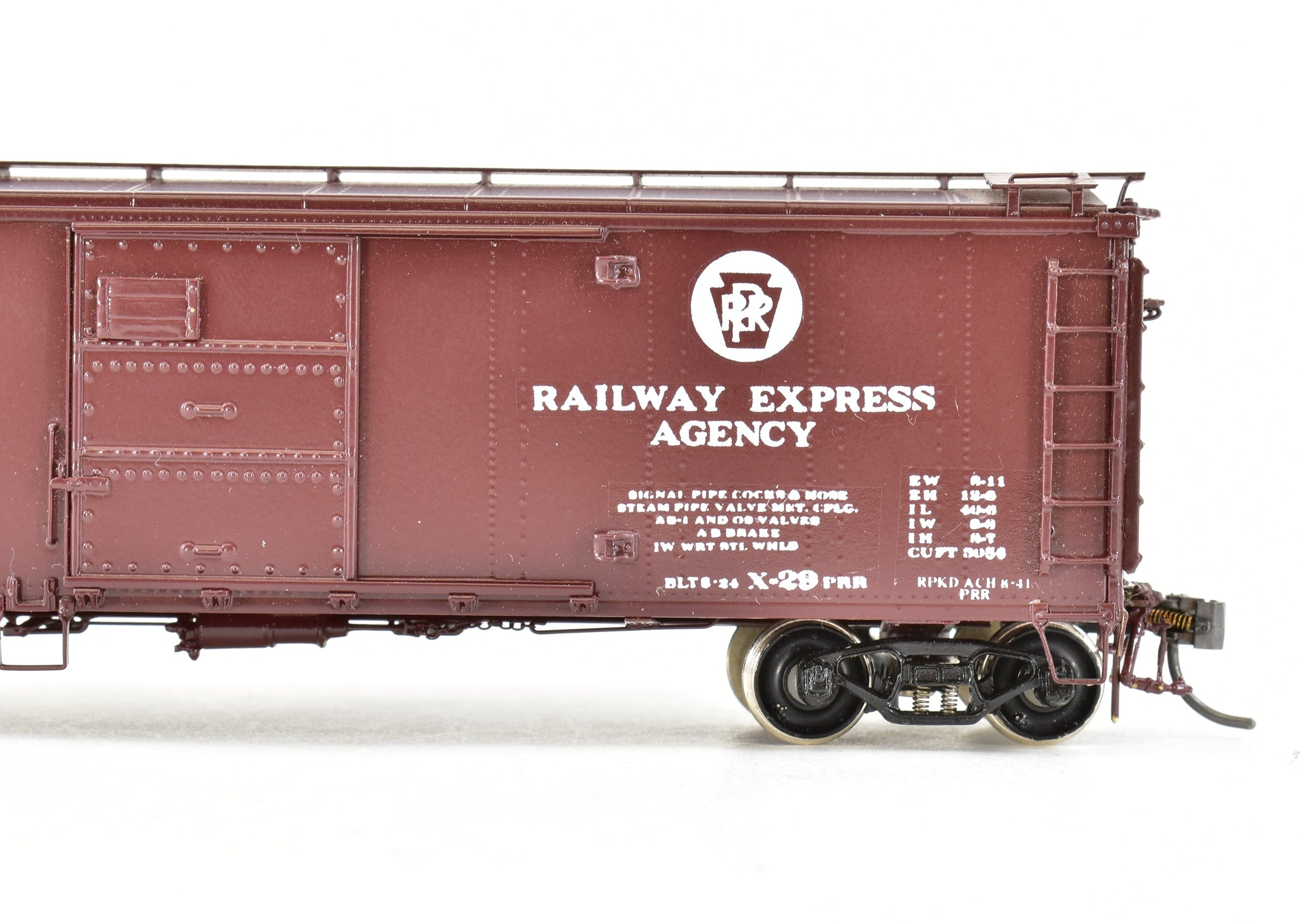 Prr X37 HO Brass PSC - Precision Scale Co. PRR- Pennsylvania Railroad X-29 Box ...