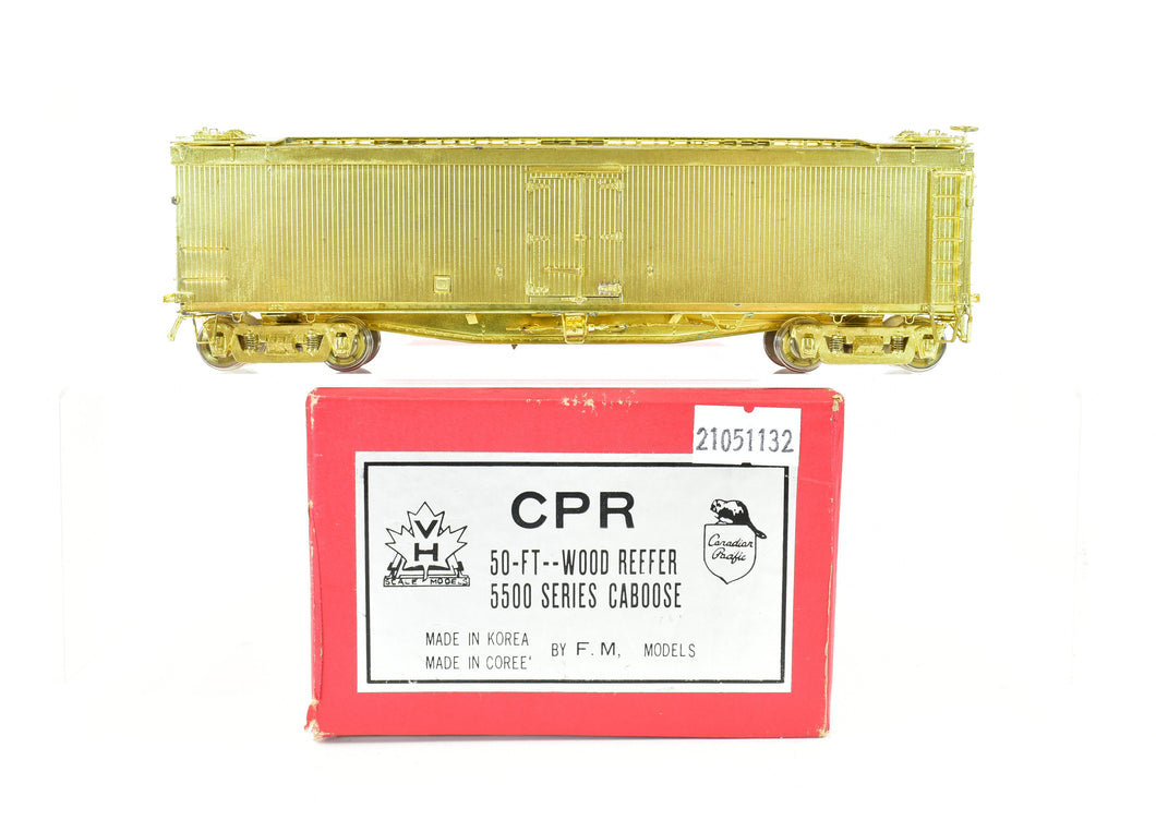 HO Brass VH - Van Hobbies CPR - Canadian Pacific Railway 50 ft Wood Reefer