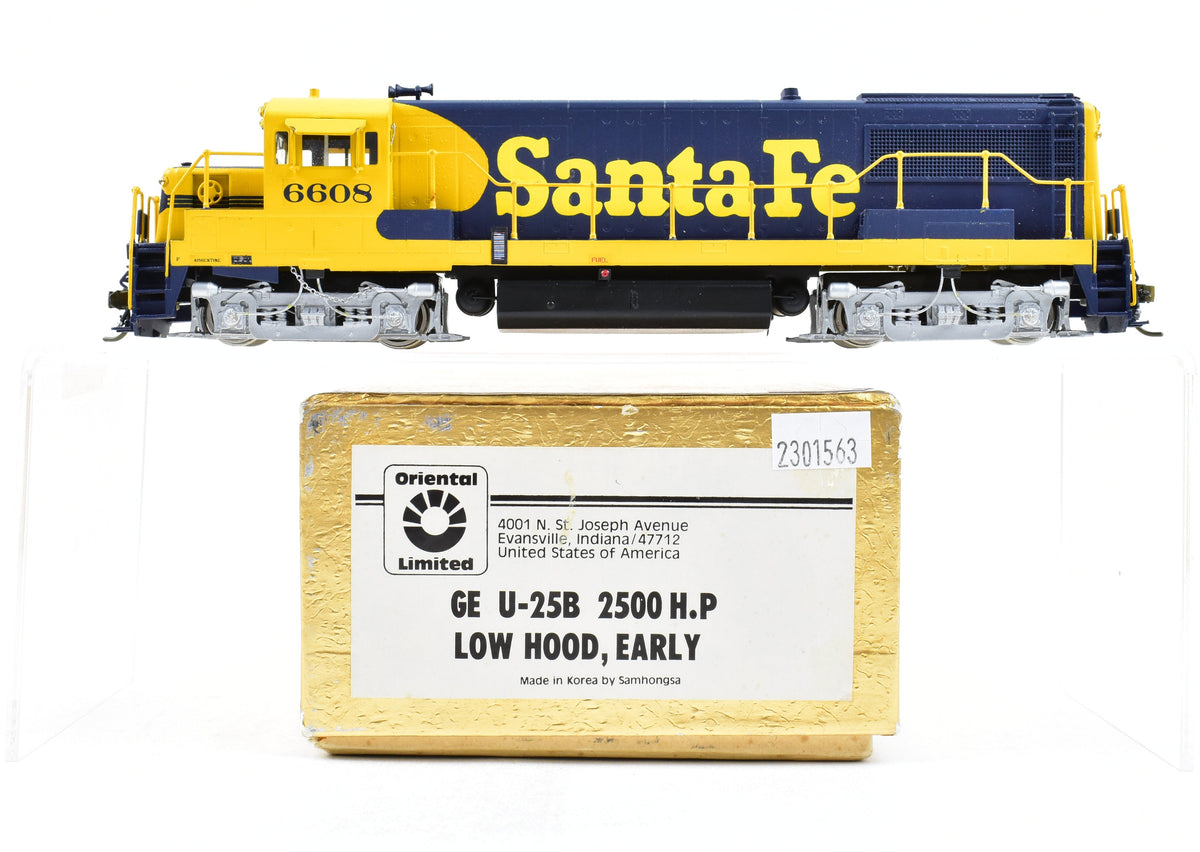 HO Brass Oriental Limited ATSF - Santa Fe GE U25B 2500 HP Low Hood Ear ...