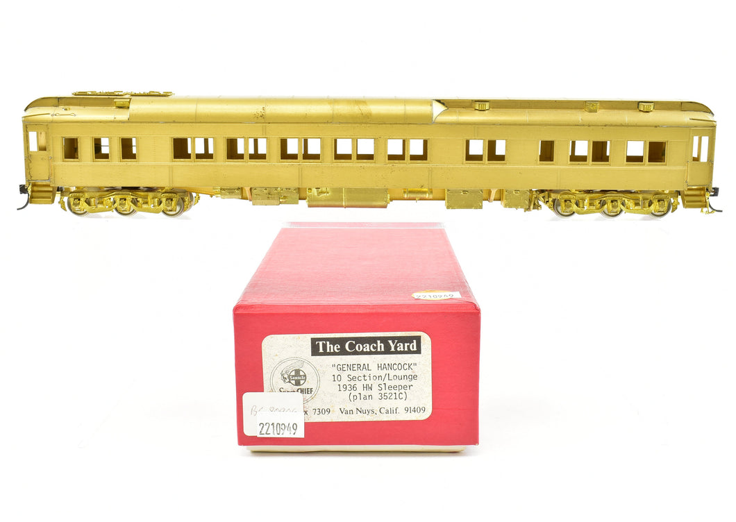 HO Brass TCY - The Coach Yard ATSF - Santa Fe Heavyweight 