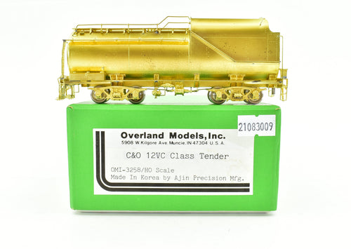 HO Brass OMI - Overland Models, Inc - C&O - Chesapeake & Ohio  - 12VC Class Tender