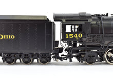 Load image into Gallery viewer, HO Brass CON OMI - Overland Models C&amp;O - Chesapeake &amp; Ohio H-7 2-8-8-2 FP #1540
