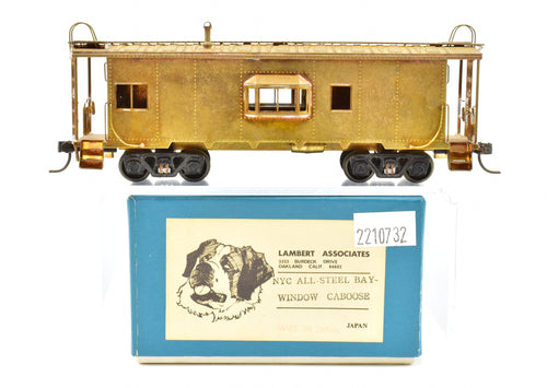 HO Brass Lambert NYC - New York Central All Steel Bay Window Caboose