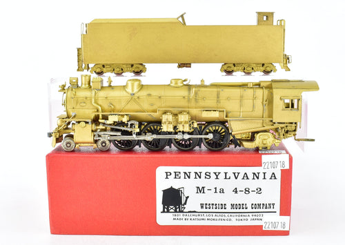 HO Brass Westside Model Co. PRR - Pennsylvania Railroad M-1a 4-8-2