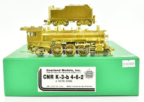 HO Brass OMI - Overland Models CNR - Canadian National Railway K-3-b 4-6-2 #5578-5596