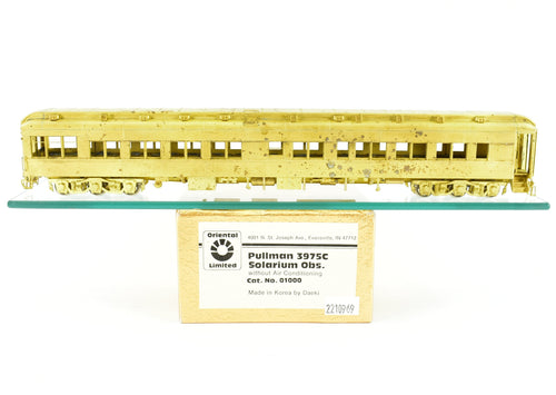 HO Brass Oriental Limited Pullman Various Roads Heavyweight Plan 3975c Solarium Observation Car