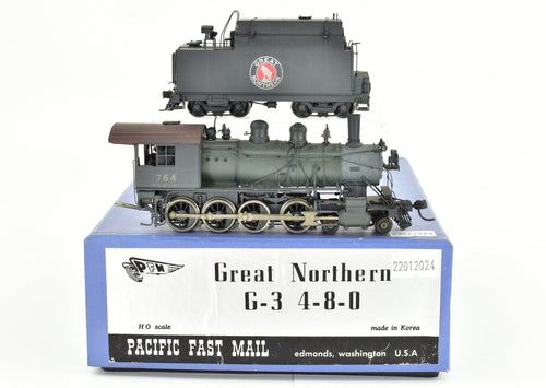 HO Brass PFM - Samhongsa GN - Great Northern G-3 Class 4-8-0 Mastodon Custom Painted