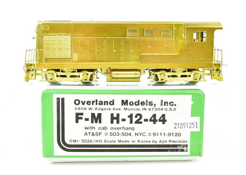HO Brass OMI - Overland Models Inc.  ATSF/NYC- Santa Fe/New York Central - Fairbanks Morse FM H-12-44 With Cab Overhang