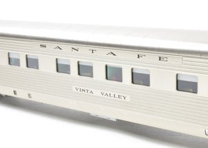 HO Brass TCY - The Coach Yard ATSF - Santa Fe "Vista Valley" 4-1 Mid-Train Lounge 1956 Rebuild FP