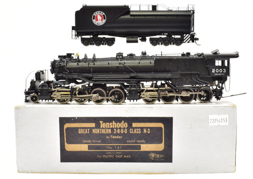 HO Brass Tenshodo GN - Great Northern 2-8-8-0 Class N-3 1968 Run FP