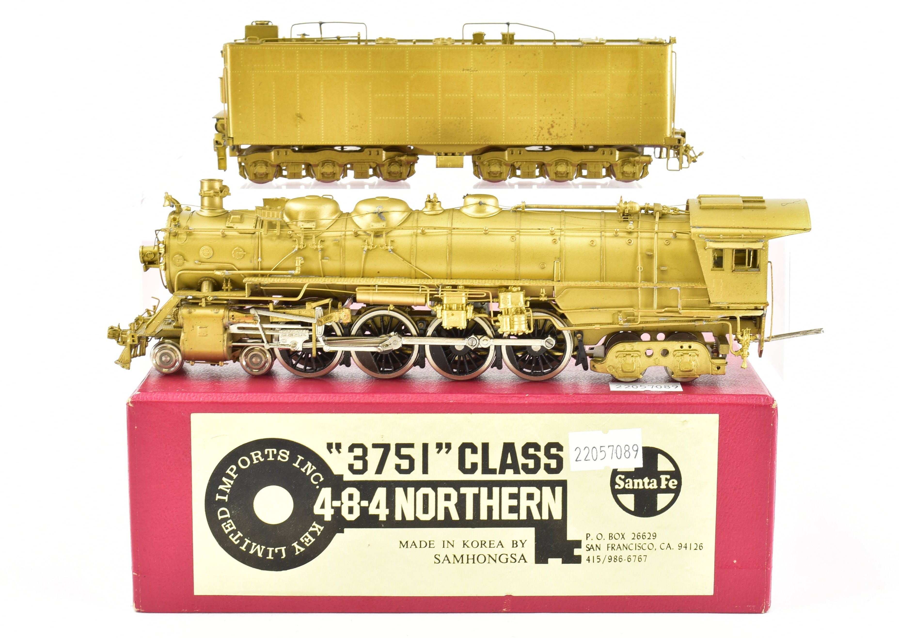 HO Brass Key Imports ATSF - Santa Fe 