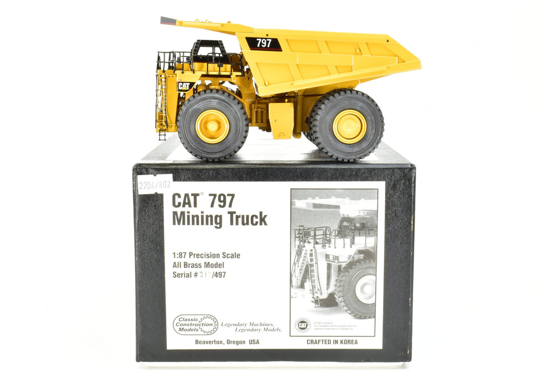 HO Brass CON CCM Models Caterpillar 797 Mining Truck