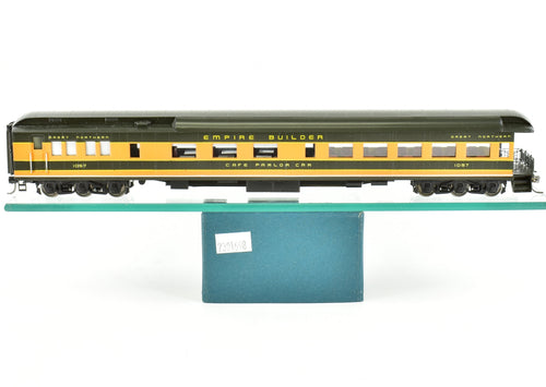 HO Brass Lambert GN - Great Northern Cafe Lounge Observation Custom Painted with Interior