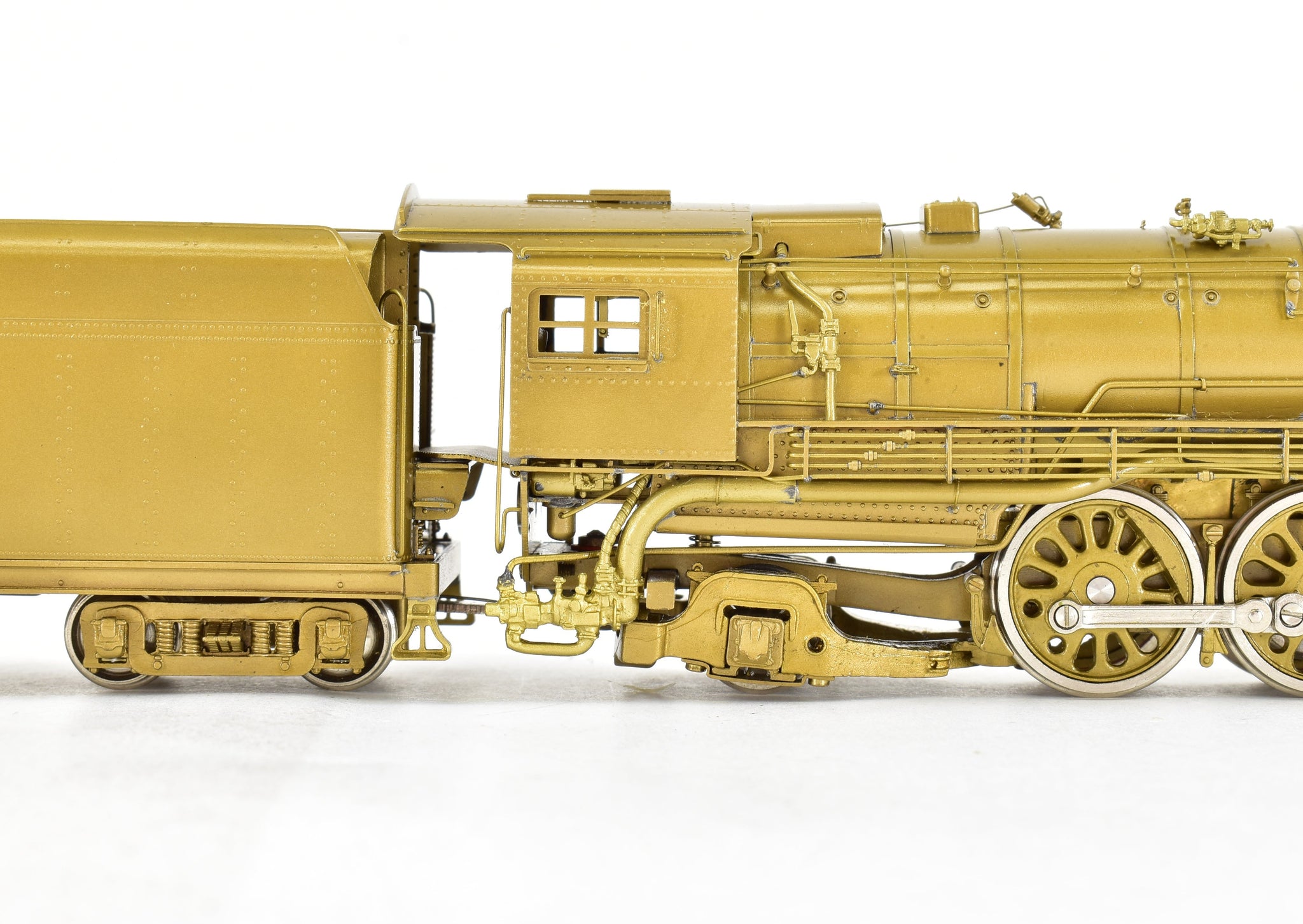 HO SCALE BRASS train CONTINENTAL M-8 ENGNE AND TENDER, MADE IN