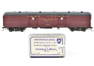 HO Brass NJ Custom Brass PRR - Pennsylvania Railroad B-60 Baggage Car Painted LIRR - Long Island Railroad
