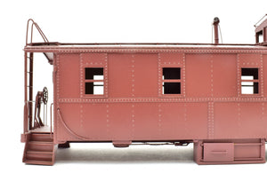 O Brass Sunset Models ATSF - Santa Fe #1951 Steel Caboose Partial Paint No trucks AS-IS
