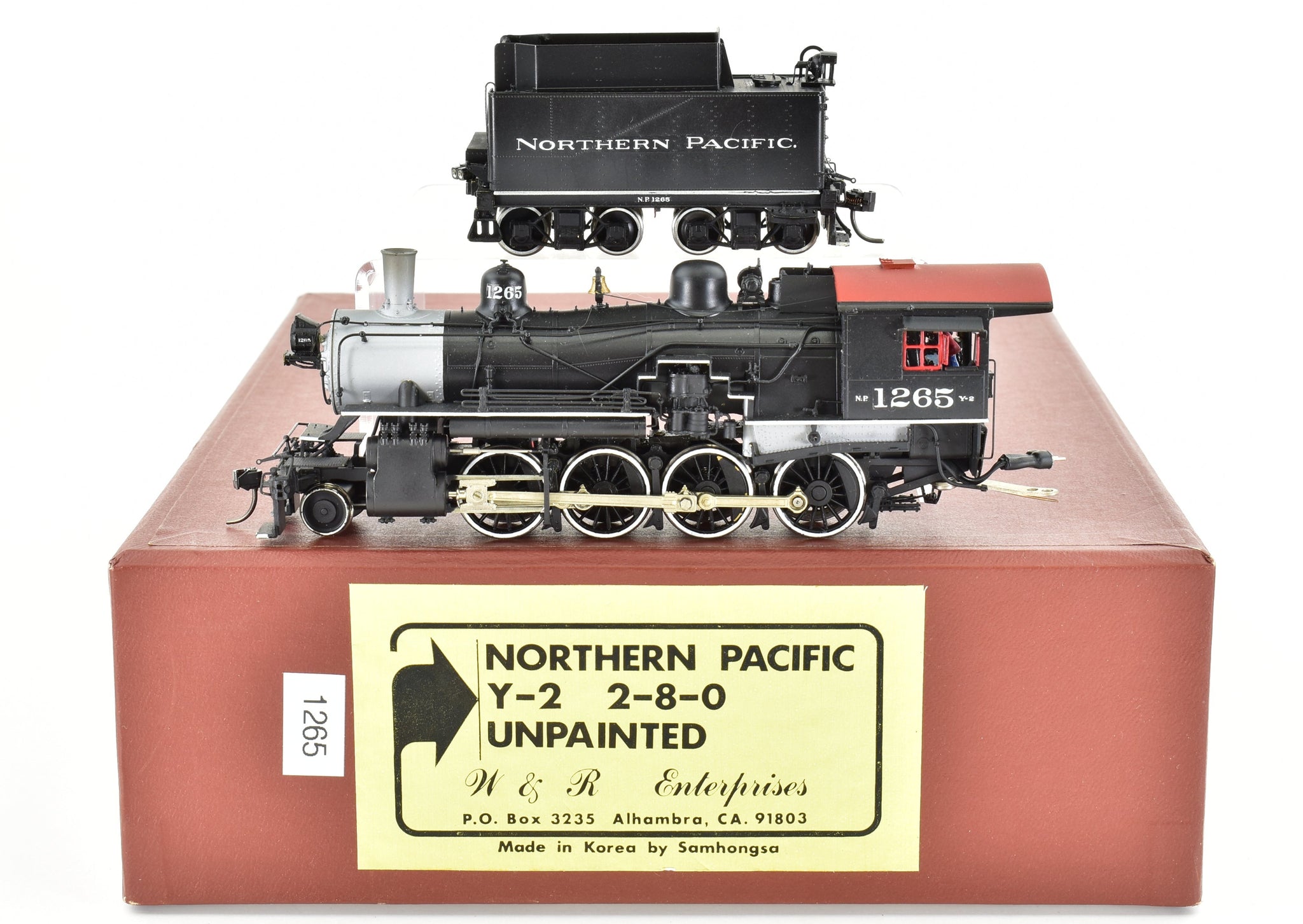 HO Brass W&R Enterprises NP - Northern Pacific Y-2 2-8-0 Pro-Paint Wit –  ReSourced Rails