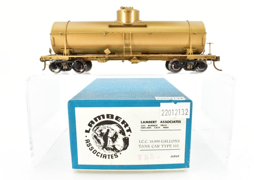HO Brass Lambert Various Roads I.C.C. 10,000 Gallon Type 103 Tank Car