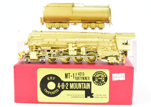 HO Brass Key Imports SP - Southern Pacific MT-1 4-8-2 Mountain #4315 