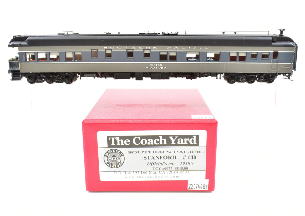 HO Brass CON TCY - The Coach Yard  No. 0977 SP - Southern Pacific No 140 