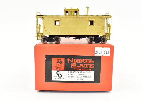 HO Brass NPP - Nickel Plate Products C&O - Chesapeake & Ohio - Steel Caboose