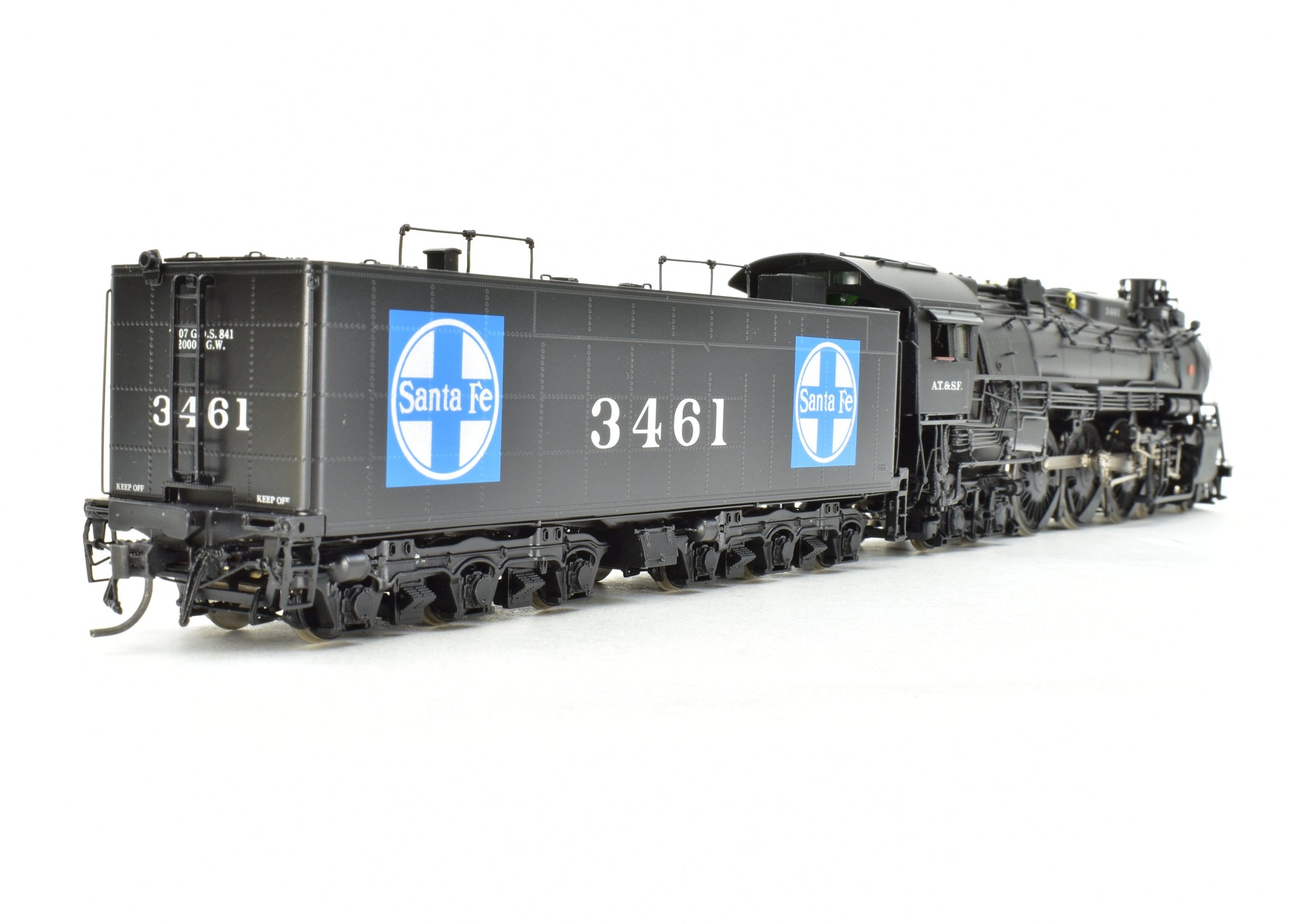HO Brass CON GPM - Glacier Park Models ATSF - Santa Fe 3460 Class 4-6- –  ReSourced Rails