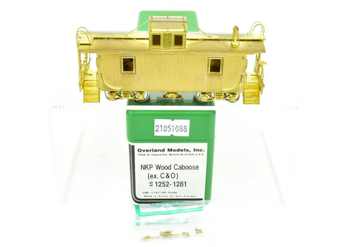 HO Brass OMI - Overland Models, Inc. NKP - Nickel Plate Road Ex. C&O Wood Caboose