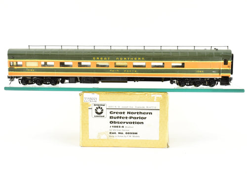 HO Brass Oriental Limited GN - Great Northern Buffet Parlor Observation Modified for Mid-Train Service CP