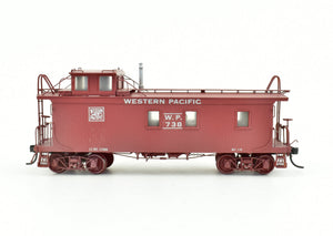 HO Brass OMI - Overland Models, Inc. WP - Western Pacific Wood Caboose Custom Painted