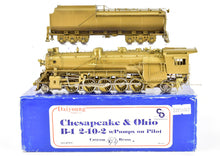 Load image into Gallery viewer, HO Brass NJ Custom Brass C&amp;O - Chesapeake &amp; Ohio Class B-1 2-10-2 TTT W/Pumps on Pilot
