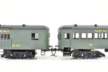 Load image into Gallery viewer, HO Brass NJ Custom Brass NYC - New York Central 2 Car Gas Motor Rail Car Set

