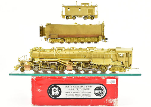 HO Brass Westside Model Co. DM&IR - Duluth, Missabe, & Iron Range 2-8-8-4 Yellowstone M-4 with Caboose