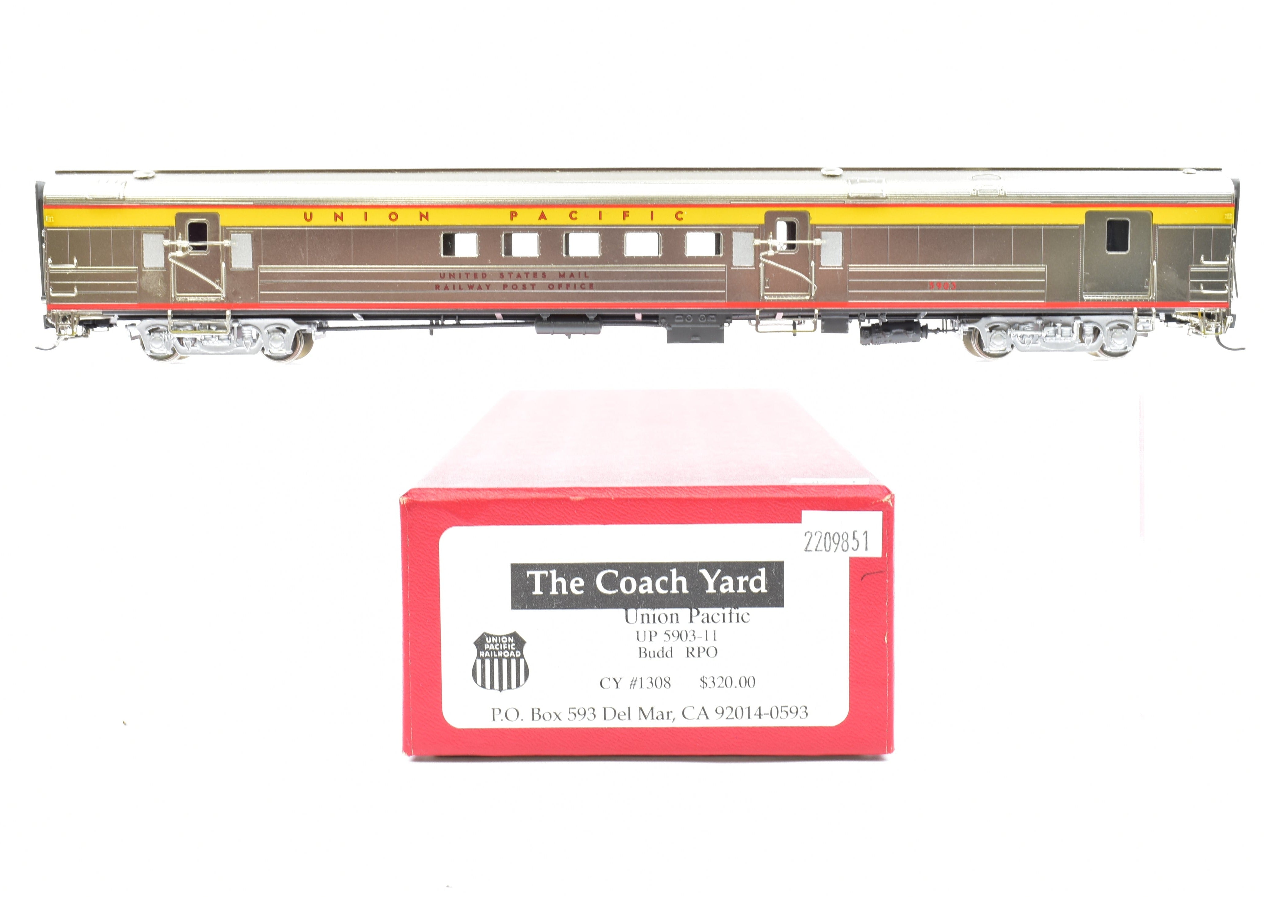 珊瑚模型 RPO-BAGGAGE COACH PARLOR CAR（SP – Southern Pacific