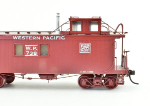 HO Brass OMI - Overland Models, Inc. WP - Western Pacific Wood Caboose Custom Painted