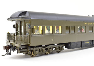 HO Brass CON W&R Enterprises NP - Northern Pacific Business Car #1 Version 1 Painted Pullman Green
