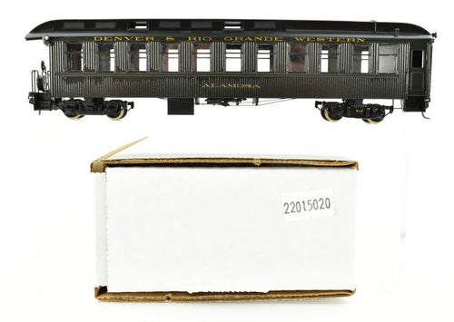 HOn3 Brass Balboa D&RGW - Denver & Rio Grande Western Parlor Car Alamosa Custom Painted NO BOX
