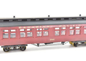 HO Brass PFM - Fujiyama CPR - Canadian Pacific Railway Wood Baggage Car No. 2106 and Coach No. 340 CP