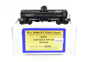 HO-Brass W. A. Drake/Red Caboose N. A. T. X.  GATC 8,000 Gallon Tank Car