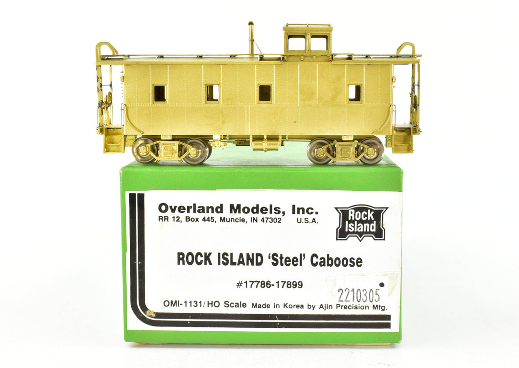 HO Brass OMI - Overland Models, Inc. CRI&P - Rock Island Steel Caboose #17786-17889