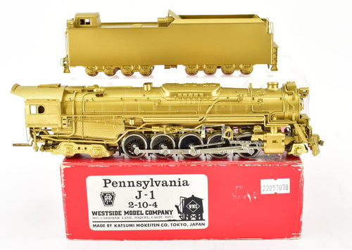 HO Brass Westside Model Co. PRR - Pennsylvania Railroad J-1 2-10-4