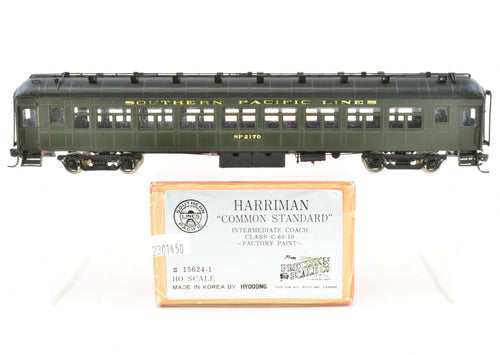 HO Brass PSC - Precision Scale Co. SP - Southern Pacific Harriman Common Standard C-60-10 Intermediate Coach FP No. 2170